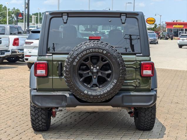 used 2023 Jeep Wrangler car, priced at $34,399