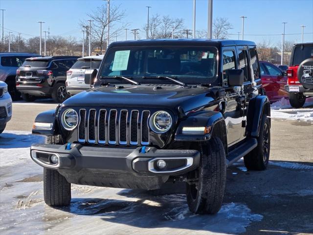 used 2022 Jeep Wrangler Unlimited 4xe car, priced at $33,692