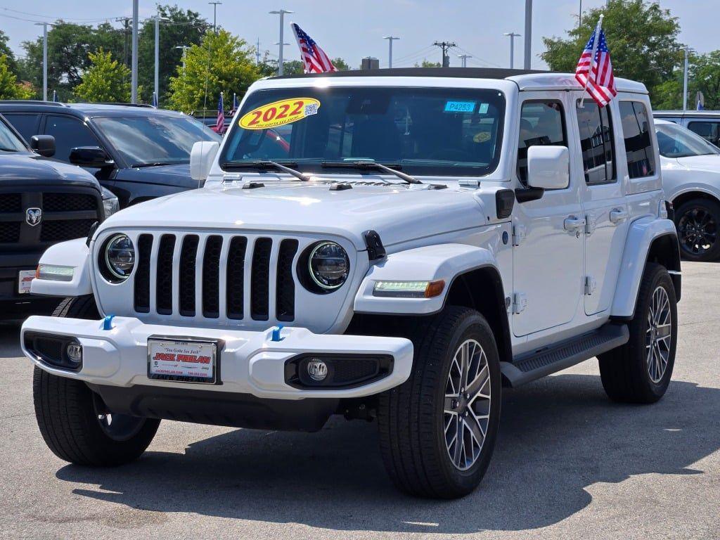 used 2022 Jeep Wrangler Unlimited 4xe car, priced at $37,411