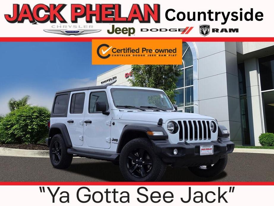 used 2021 Jeep Wrangler Unlimited car, priced at $31,288