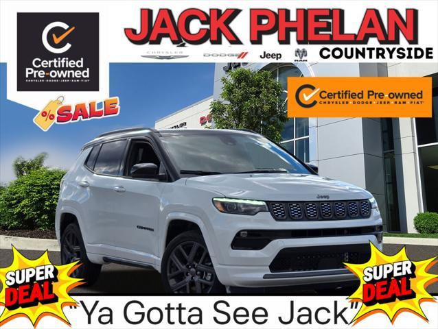 used 2024 Jeep Compass car, priced at $31,840