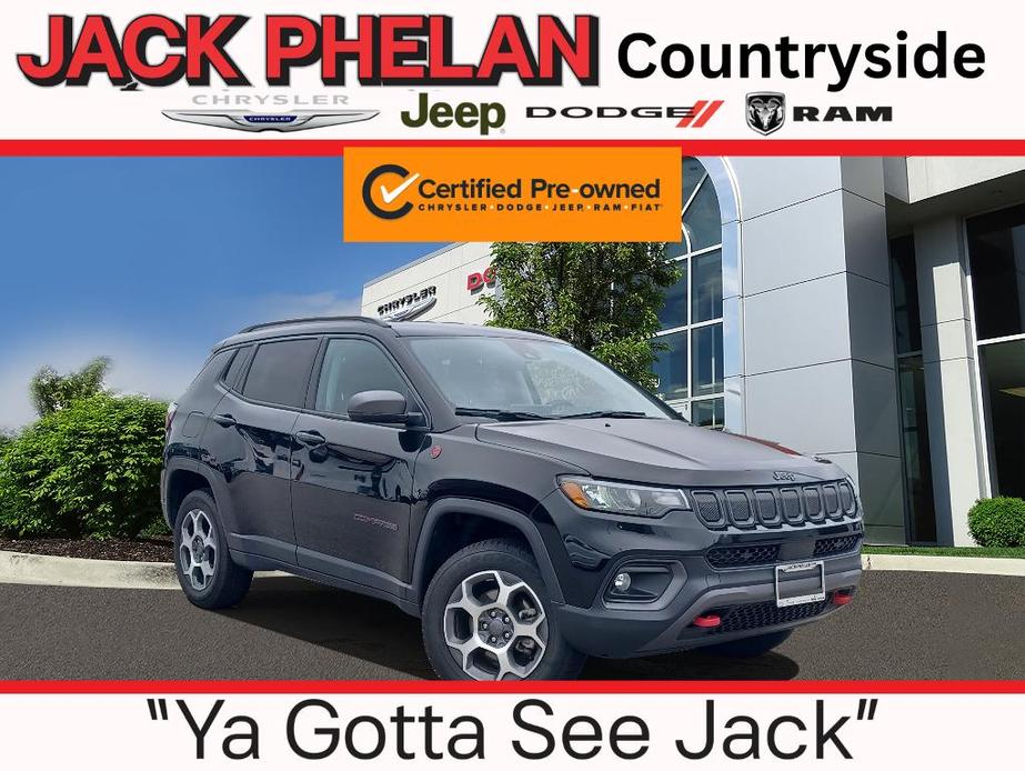 used 2022 Jeep Compass car, priced at $25,061