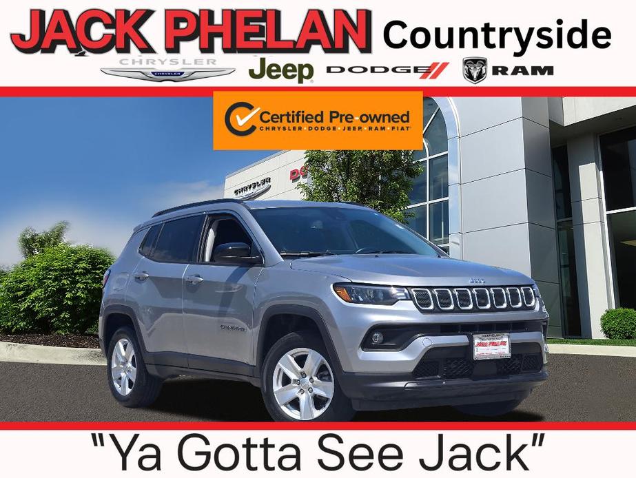 used 2022 Jeep Compass car, priced at $23,366
