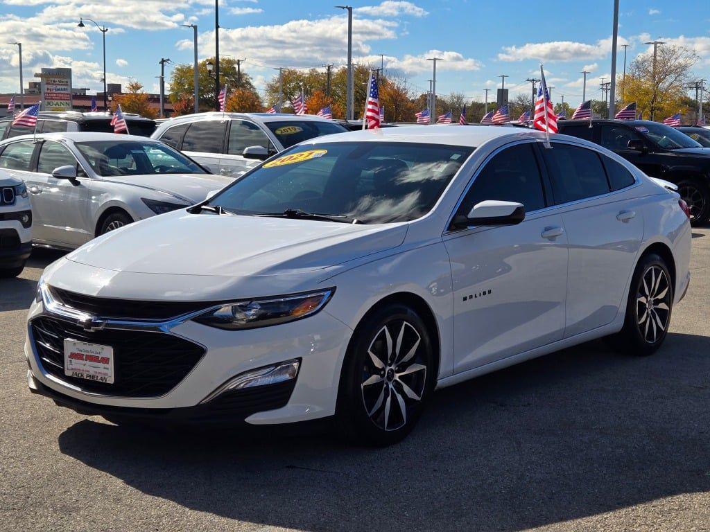 used 2021 Chevrolet Malibu car, priced at $16,184