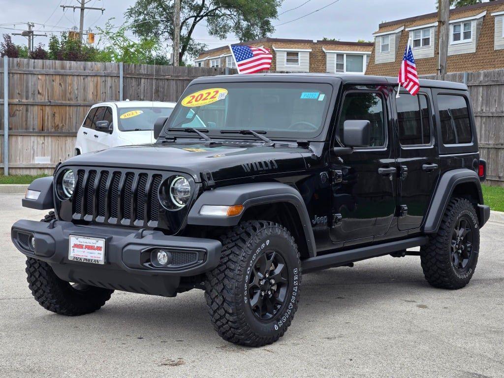 used 2022 Jeep Wrangler car, priced at $33,994
