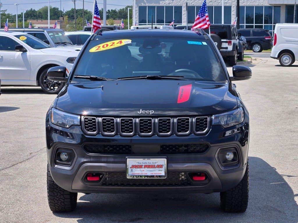 used 2024 Jeep Compass car, priced at $24,153