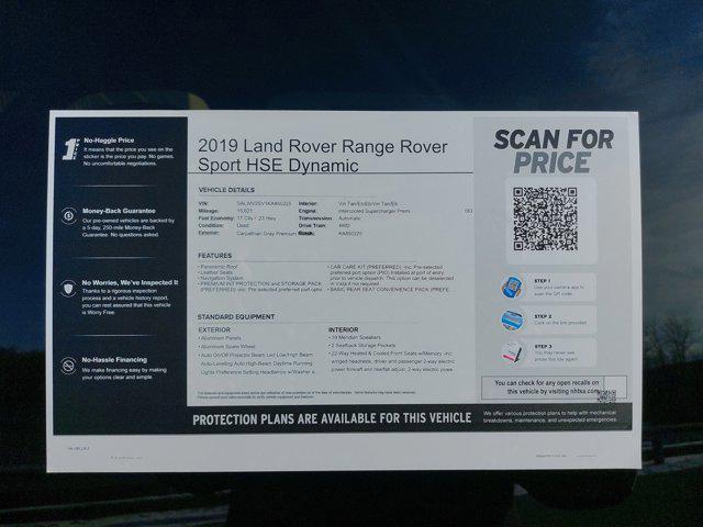 used 2019 Land Rover Range Rover Sport car, priced at $42,490