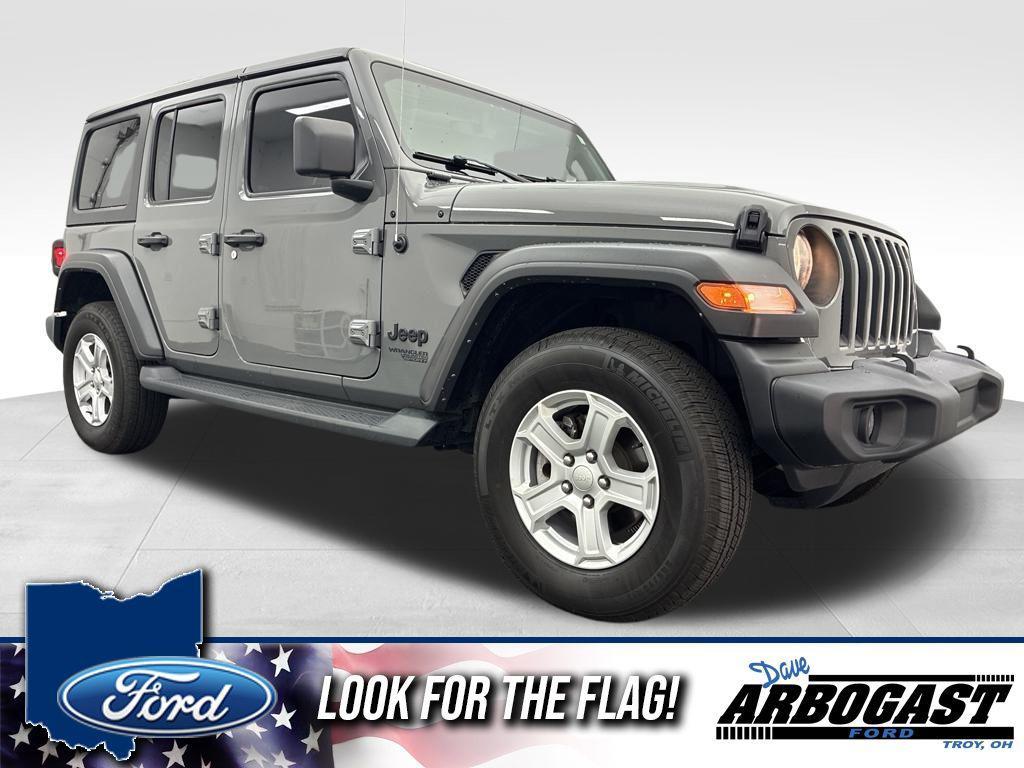 used 2021 Jeep Wrangler Unlimited car, priced at $25,734