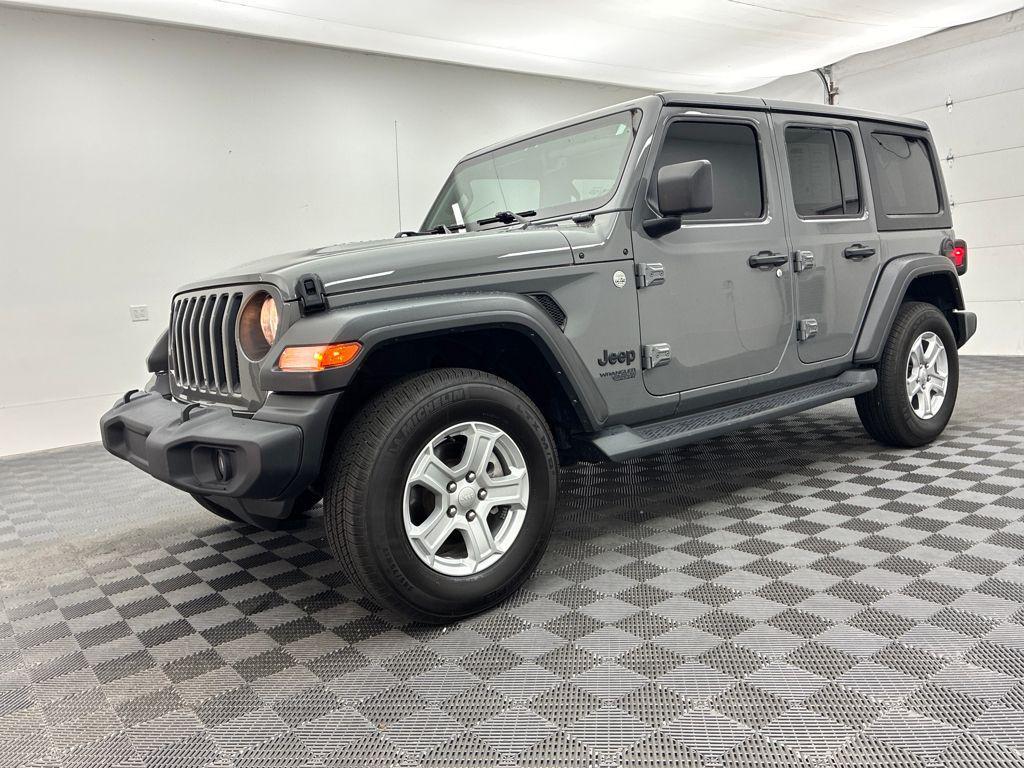 used 2021 Jeep Wrangler Unlimited car, priced at $25,734