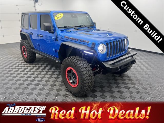 used 2021 Jeep Wrangler Unlimited car, priced at $40,778