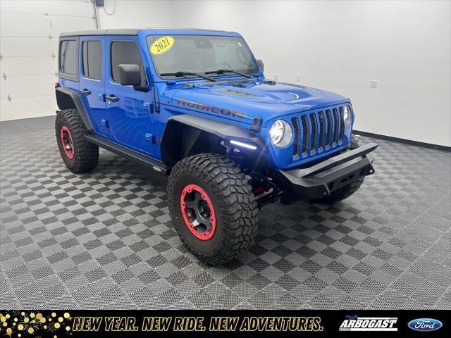 used 2021 Jeep Wrangler Unlimited car, priced at $44,776