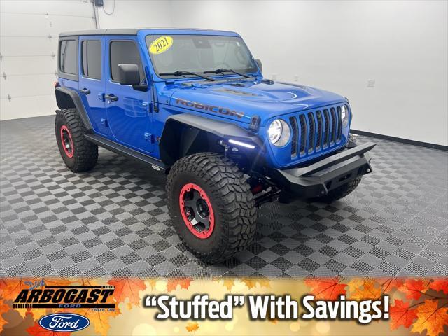 used 2021 Jeep Wrangler Unlimited car, priced at $49,279