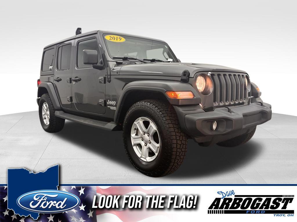 used 2019 Jeep Wrangler Unlimited car, priced at $24,799