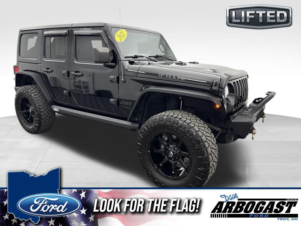 used 2021 Jeep Wrangler car, priced at $32,891