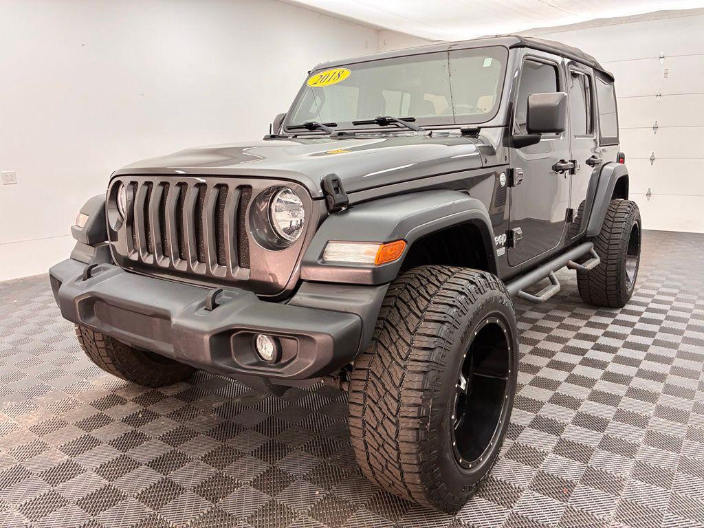 used 2018 Jeep Wrangler Unlimited car, priced at $22,867