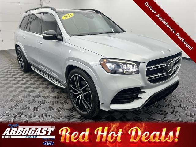 used 2021 Mercedes-Benz GLS 580 car, priced at $59,274