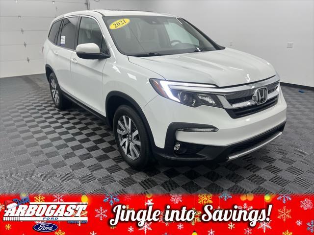 used 2021 Honda Pilot car, priced at $29,599