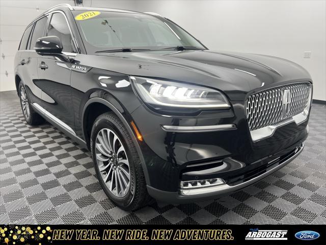 used 2021 Lincoln Aviator car, priced at $43,997