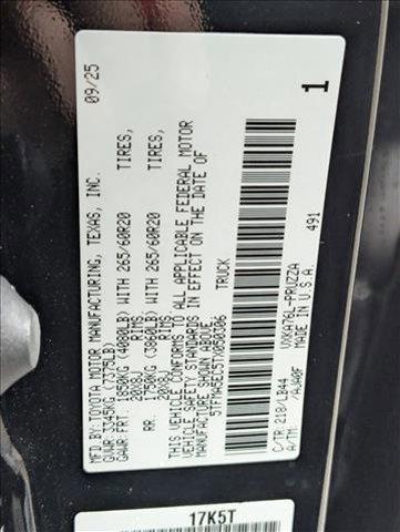 new 2026 Toyota Tundra car, priced at $66,392