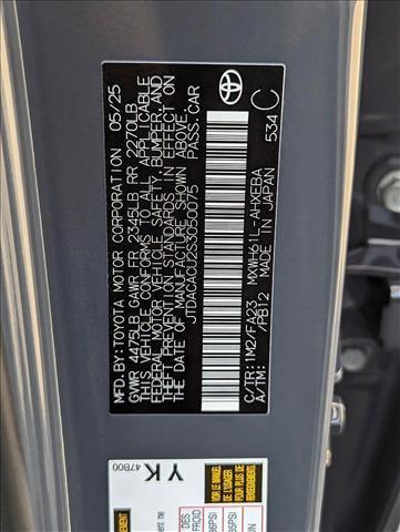 new 2025 Toyota Prius Plug-In Hybrid car, priced at $34,499