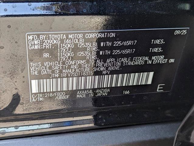 new 2025 Toyota RAV4 car, priced at $31,467