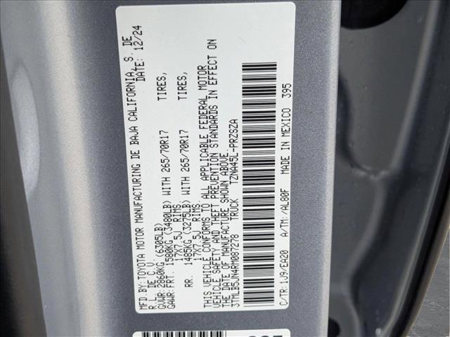 new 2024 Toyota Tacoma car, priced at $51,498
