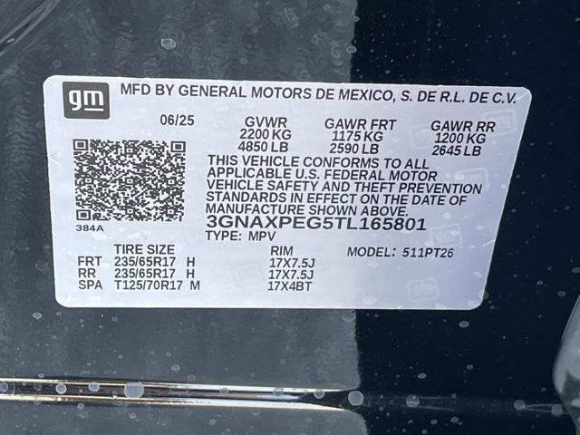 new 2026 Chevrolet Equinox car, priced at $34,580