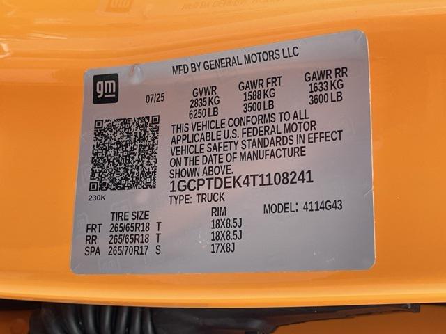 new 2026 Chevrolet Colorado car, priced at $48,890
