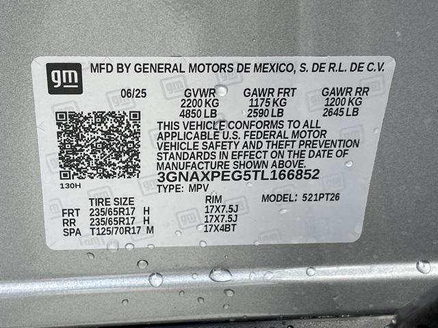 new 2026 Chevrolet Equinox car, priced at $32,580