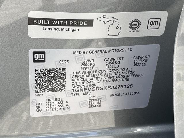 new 2025 Chevrolet Traverse car, priced at $47,815