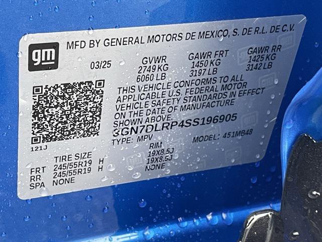 new 2025 Chevrolet Equinox EV car, priced at $44,225