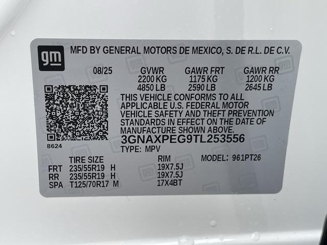 new 2026 Chevrolet Equinox car, priced at $36,910