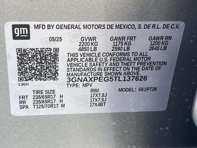 new 2026 Chevrolet Equinox car, priced at $33,635