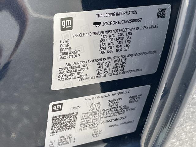 used 2022 Chevrolet Silverado 1500 car, priced at $36,495