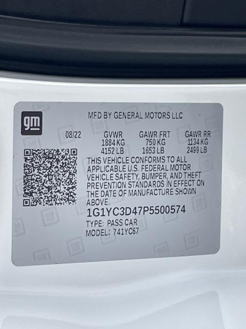used 2023 Chevrolet Corvette car, priced at $82,900