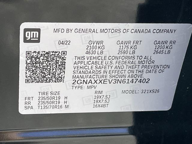 used 2022 Chevrolet Equinox car, priced at $25,900