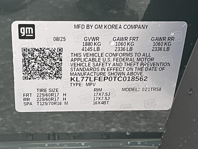 new 2026 Chevrolet Trax car, priced at $24,175