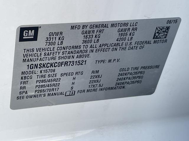 used 2015 Chevrolet Tahoe car