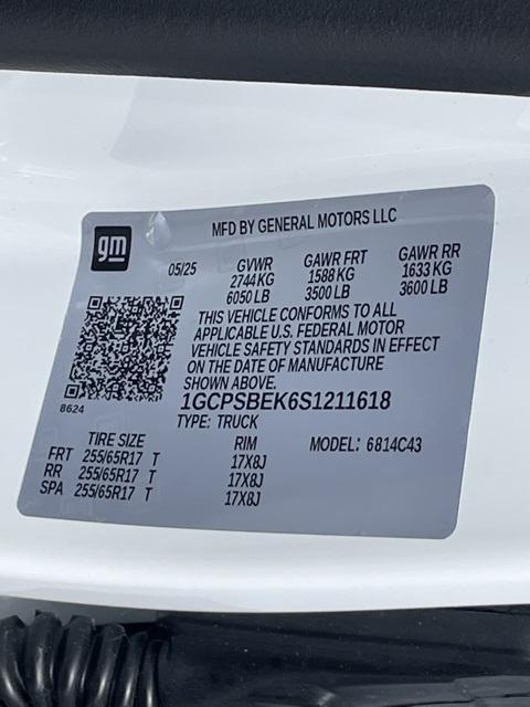 new 2025 Chevrolet Colorado car, priced at $34,255
