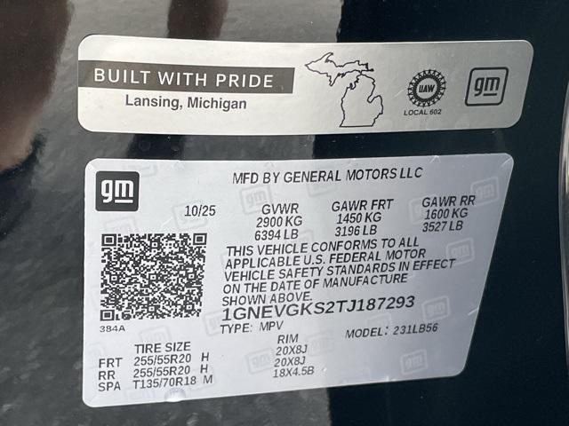 new 2026 Chevrolet Traverse car, priced at $48,525