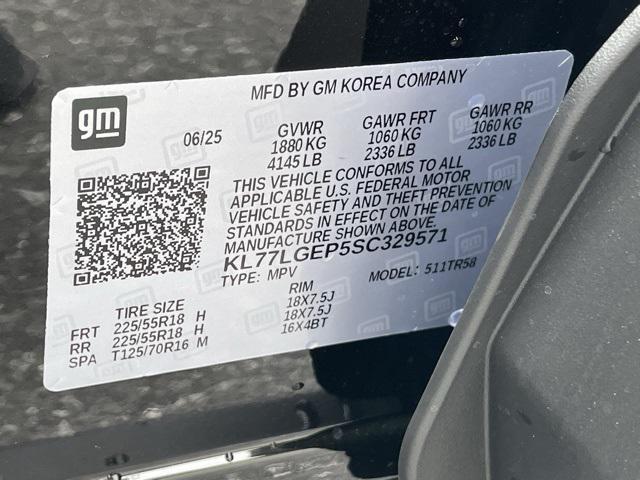 new 2025 Chevrolet Trax car, priced at $24,795