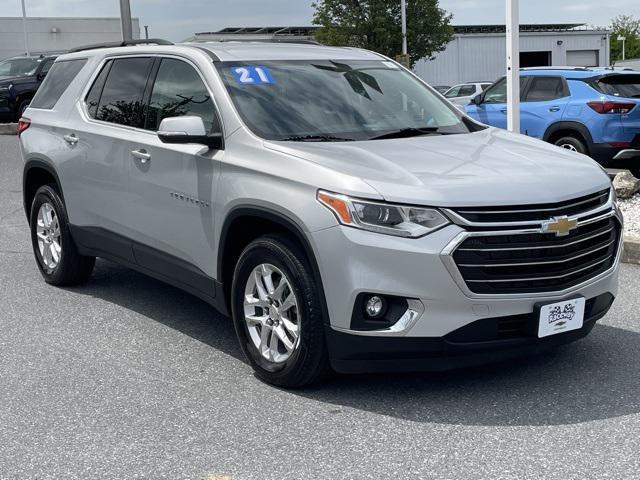 used 2021 Chevrolet Traverse car, priced at $33,500