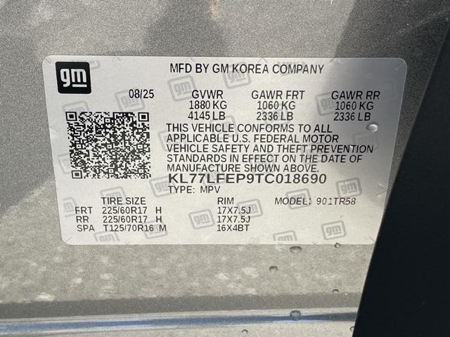 new 2026 Chevrolet Trax car, priced at $23,635