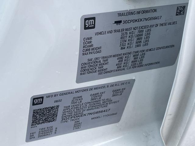 used 2022 Chevrolet Silverado 1500 car, priced at $36,995