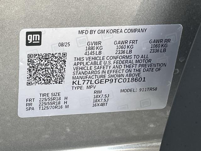 new 2026 Chevrolet Trax car, priced at $25,765