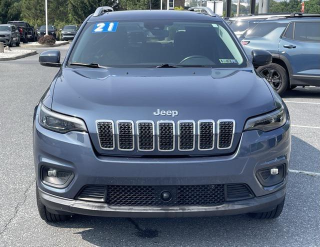 used 2021 Jeep Cherokee car, priced at $21,900