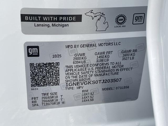 new 2026 Chevrolet Traverse car, priced at $46,240