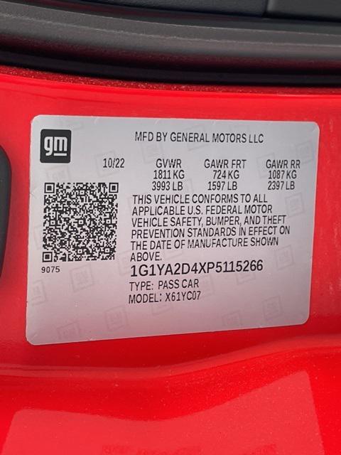 used 2023 Chevrolet Corvette car, priced at $65,900