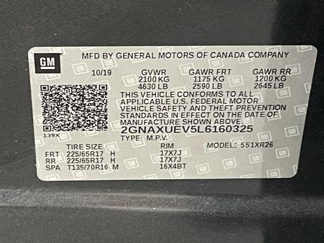 used 2020 Chevrolet Equinox car, priced at $19,486