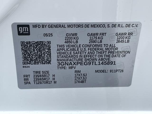 new 2026 Chevrolet Equinox car, priced at $34,580